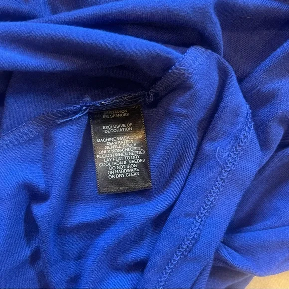 WHBM. Royal Blue w/Silver Accent. Small - Picture 11 of 12